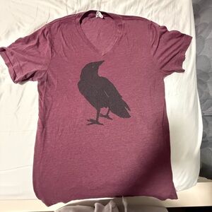 Bella Canvas Red and Black Silhouette Tee